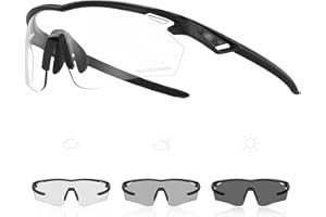 X-TIGER Photochrome Fahrradbrille Herren Damen UV400 Ideale Auto Selbsttönend Sonnenbrille für MTB, Radfahren, Outdoor Sport Hochwertige MTB Laufbrille