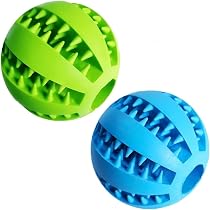 Feixun Pets Dog Treat Toy Ball, Rubber Dog Food Ball,Dog Tooth ...