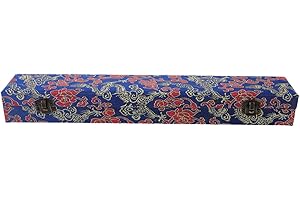 NUOBESTY Caja De Ventilador Plegable Con Borlas Y Cierre De Cobre Organizador Decorativo Compacto Para Hogar Oficina Y Regalo