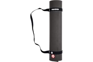 ‎MANDUKA Manduka Journey On Commuter Yoga Mat Carrier Adjustable Cotton Strap, Yoga, Pilates, and Fitness Accessory, Gravity Sinch Closure - Suitable for All Yoga Mats