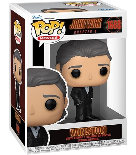 Funko John Wick (Chase Edition): John Wick - Chapter 2 x POP! Movies Vinyl Figure & 1 POP! Compatible PET Plastic Graphical Protector Bundle [#387 / 12535 - B