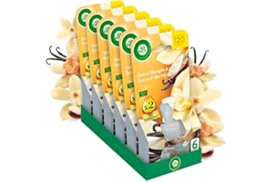 AIRWICK Air Wick Diffusore Elettrico di Oli Essenziali, 6 Ricariche per Diffusore Elettrico alla Fragranza Dolce Vaniglia e Burro di Karitè, Profumatore per Ambienti Elettrico con Oli Essenziali​
