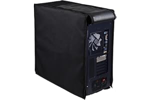 FULENYI Funda de Protección Contra el Polvo para PC, Cubierta de Torre de CPU Impermeable, Accesorios para Mayor Protección del Host
