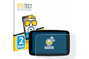 brotect Screen Protector Anti-Glare compatible with TomTom GO Expert Plus 7" (2 Pack) Screen Protector Matte, Anti-Fingerprint Protection Film