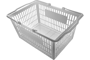 ANNEOME Cesta De La Compra Artículos Diversos Contenedor De Almacenamiento Cesta Hueca Pequeña Cesta De Ducha Escritorio Cestas Cestas Con Asa Cómoda Cesta Cesta De Supermercado Cestas