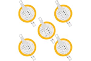 IWANGDO 5 x CR1616 batteries with shaft compatible with Game Boy, Gameboy Color GBA (5 pieces CR1616)