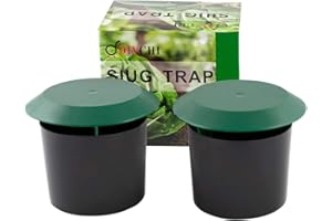 DIVCHI Beer Slug & Snail Traps Simple To Use No Pellets Safe Around Children And Pets (Pack of 4)