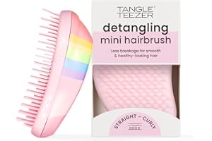 Tangle Teezer Mini Original Hairbrush - Cepillo Desenredante en Formato Mini - Para Pelo Seco y Mojado - Apto para Todo Tipo de Cabello - Perfecto para Niños y Viajes - Rainbow el Unicornio