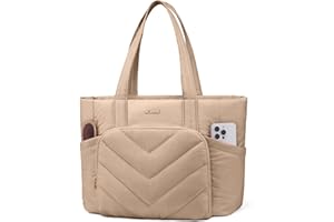 LOVEVOOK Torba na zakupy, duża, lekka, buforowa, torba robocza, torba na laptopa 15,6", torba nauczycielska, aktówka, torebka podręczna dla kobiet, na uczelnię, do szkoły, biura