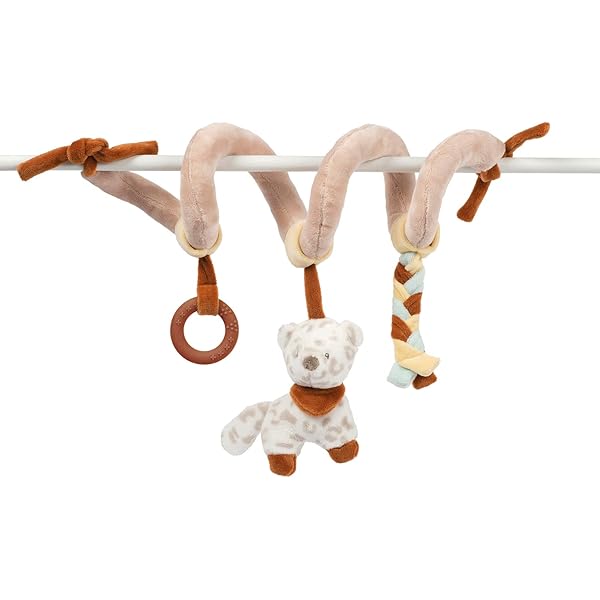 Coprifasciatoio Morbido BAMBINO - 50x70 Cm, Cotone, Lavabile, Con Leopardo Delle Nevi E Panda | Vegano, Beige - Foto 5