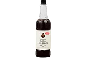 Simply Sugar Free Chocolate Syrup, Low Calorie, Vegan & Nut Free Flavoured Syrup for Coffee, Cocktails & Baking (1 Litre)