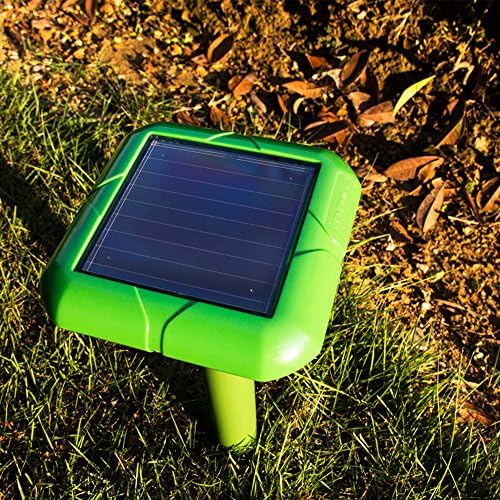 Vensmile Solar Powered Sonic Mole Repellent Gopher Vole Deterrent Outdoor Rodent Animal Repellerr