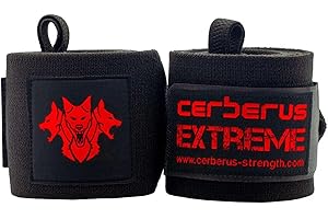 CERBERUS Strength Extreme 39" / 99cm Wrist Wraps (Pair)
