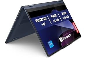 Lenovo IdeaPad 5 2-in-1 Gen 9 – Ordenador Portátil Convertible Táctil 14'' WUXGA (Intel Core i5-13420H, Intel UHD Graphics, 16 GB RAM, 512 TB SSD, Wi-Fi 6, Win 11 Home) Teclado QWERTY Español - Azul