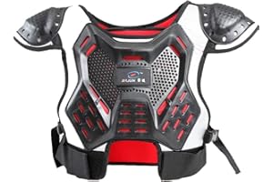 ARMOR QTREES Chaleco de armadura profesional para niños, para motocross, protección para niños, tabla de patinaje, esquí, soporte de espalda, motocicleta, equipo de protección, chaleco, camisa de protección para