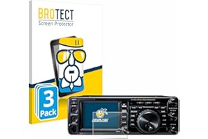 brotect Glass Screen Protector Film compatible with Yaesu FT-991A (3 Pack) - Glass-Foil 9H Protection [Scratch Resistant, High Clarity]