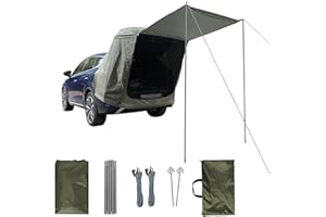 KENSBRO Rear Tent Car, Car Tent, Tailgate, Car Awning Tailgate Tent for SUV Models, Sun Protection and Waterproof Car Awning Tent for Camping and Outdoor, Large Space