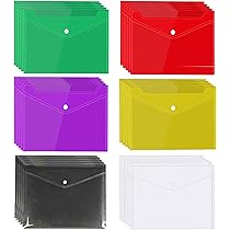 9 Cartelle Portadocumenti A4 Espandibili - Buste In Plastica Per Scuola, Ufficio E Casa - Foto 3