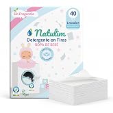 Natulim - Detergent Strips for Babies (40 Washes) - Fragrance Free | Ultra-concentrated formula - Gentle cold water cleaning