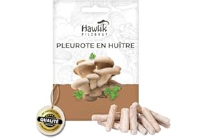 Hawlik Pilzbrut - Pleurotes en huître comme cheville pour cultiver soi-même - jeu d'enfant de récolter des champignons frais - 20 cheville avec mycélium de champignon pour cultiver sur bois et paille