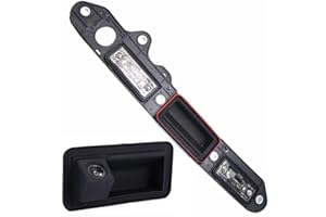 NAVINIO Auto Kofferraum Griff Rückfahrkamera Replacement for VW Golf Plus MK5 Jetta III V Touran 1T GP 1T2 Passat 3C B6 C3 Variant Wagon Einparkhilfe Farbkamera Einparkkamera mit Kofferraumgriff