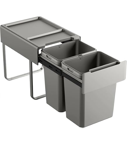 Suusolny Afvalscheidingssysteem, 2 x 20 liter, uittrekbaar