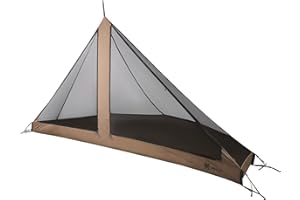 OneTigris Rock Fortress Hot Tent with Stove Jack, 4 Season, 4-6 Person Tipi for Camping, Backpacking, Hunting, Fishing - Waterproof, Wind-Proof