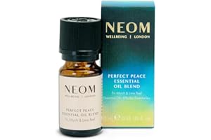 NEOM Perfect Peace Essential Oil Blend, 10ml I Pure Essential Oils Including fir, Myrrh and Lime Peel I 100% Natural I Feel Tension Lift Away