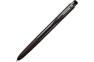 三菱鉛筆 Uni Ball Signo Knock Bolígrafo RT1 0,38 mm, color negro (UMN15538.24)