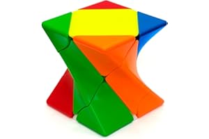 ROXENDA Twist Skewb Cube 3D Magique, Speed Cube pour Enfants et Adultes, Idéal pour Jouer à la Maison, Pendant Les Voyages ou en Plein Air