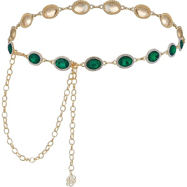 Sundrerfect Gold Ketten Gürtel Damen - Verstellbar Western Style