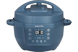 Instant Pot Multicooker, 3.8L 7-in-1 Pentola a Pressione, Vaporiera, Scaldavivande in Acciaio Inossidabile Spazzolato, Adatta a Cucinare Riso, Zuppa, Verdura e Yogurt a Cottura Lenta, Sogno Blu