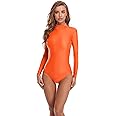 speerise Long Sleeve Adult Ballet Dance Leotards for Women