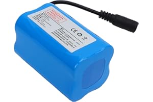Keenso Batterie de Bateau RC, Batterie de Bateau de Nidification RC 12000mAh 7.4V Batterie au Lithium Rechargeable Batterie de Hors-Bord à Grande Vitesse