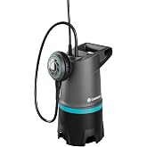 GARDENA 2 in 1 Submersible Pump for Dirty Water 20000 BASIC 20,000 L/H with Float Switch