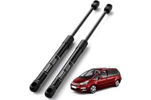 Vepagoo Amortiguador Maletero Compatible con C4 Grand Picasso 2006-2013 Resorte de gas Puerta Trasera de Coche # 8731P0, 9654438780 Negro 2x
