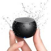 heetipuk Mini Wireless Bluetooth Speaker with Heavy Metal Electroplating | Round Mini Speaker, Power Button Controlled, Long