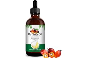 Batana-olja för hår kallpressad 120 ml, stimulerar hårväxten, ren Batana-olja för fuktning och reparation av torrt, skadat hå