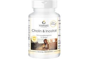 Compresse di colina con inositolo - 90 Compresse | Warnke Vitalstoffe - Qualità da farmacia tedesca