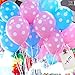 Produktbild caxmtu 20 30,5 cm Latex-Luftballons Polka Dots Luftballons Urlaub Hochzeit Geburtstag Deko Party Ballon Kinder Spielzeug