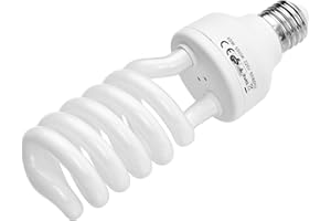 Andoer Lampada fotografica, 45 W, 220 V, 5500 K, CRI90, luce diurna, a spirale, a risparmio energetico, E27, per studio fotografico, illuminazione video