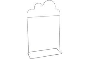 Box and Beyond - Perchero para ropa infantil (metal, 132 x 81 x 36 cm), diseño de nubes
