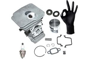 ICOOYO Kit Piston Cylindre pour Husqvarna 135 135E 140 140E 435 435E 440 440 Jonsered CS2240 McCulloch CS350 CS390 CS410 RedMax GZ381 Craftsman 358381800