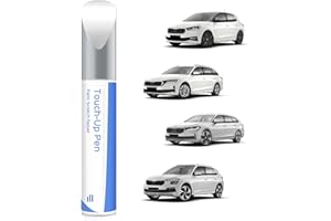 PARTS4EV 9P9P/ F9E Candy Weiss Lackstift Kompatibel mit Skoda Exakte Übereinstimmung für Chips und Kratzer