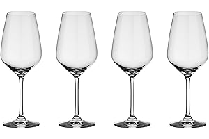VIVO - VILLEROY & BOCH GROUP vivo by Villeroy & Boch Group - Voice Basic Set di bicchieri da vino bianco, 4 pezzi, 356 ml, bicchiere in cristallo, lavabile in lavastoviglie