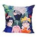 Produktbild ALTcompluser Anime Naruto Kissenbezüge Baumwolle und Leinen Zierkissenbezug ohne Füllung - Weicher Sofa Kissenbezug Kissenhülle Wohnkultur 45X45cm(#13)