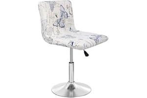 AQIGR Stretch Bar Stool Covers Set of 1/2/4/6 Soft Barstool Slipcover Chair Protectors for Short Back Chair Bar Stool Chair (Color : #4, Size : 2pcs)