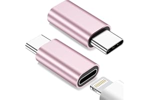YOOTECH Adattatore da Lighting to USB C per iPhone 15 Pro Max Plus, 2 Pack Adattatore Connettore i-OS Femmina a USB Tipo C Maschio, Per Samsung/Pad, Supporto Trasmissione Dati, Non per Audio/OTG