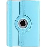 TahTicMer Apple Ipad Mini 5 Kılıf Deri Uyku Modlu 360&deg; D&ouml;nerli Standlı Komple Koruma 7.9 In&ccedil; Mavi