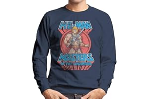 CLOUD CITY 7 He Man Masters of The Universe Retro Logo Men's Sweatshirt